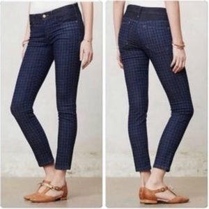 Anthropologie Pilcro and the Leterpress Serif Houndstooth Jeans